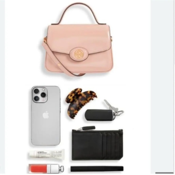 Tory Burch Women's Small Robinson Spazzolato Top Handle Bag - Picture 8 of 12